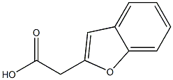 Benzo[b]furan-2-acetic acid Struktur