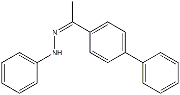 1-[1,1'-biphenyl]-4-ylethan-1-one N-phenylhydrazone Struktur