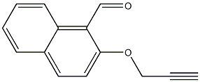 2-(prop-2-ynyloxy)-1-naphthaldehyde Struktur