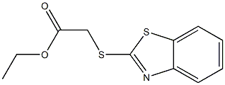 ethyl 2-(1,3-benzothiazol-2-ylthio)acetate Struktur