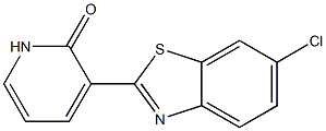 3-(6-chloro-1,3-benzothiazol-2-yl)-2(1H)-pyridinone Struktur