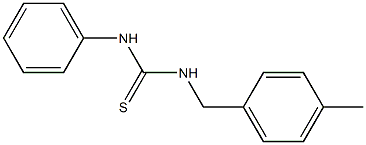 N-(4-methylbenzyl)-N'-phenylthiourea Struktur