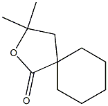 3,3-dimethyl-2-oxaspiro[4.5]decan-1-one Struktur