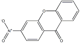 3-nitro-9H-xanthen-9-one Struktur