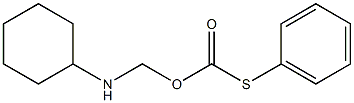 (cyclohexylamino)methyl (phenylthio)methanoate Struktur