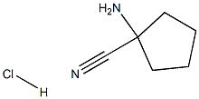 1-aminocyclopentanecarbonitrile hydrochloride Struktur