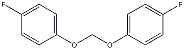 1-fluoro-4-[(4-fluorophenoxy)methoxy]benzene Struktur