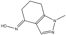 1-methyl-1,5,6,7-tetrahydro-4H-indazol-4-one oxime Struktur