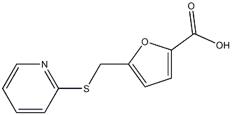 5-[(2-pyridylthio)methyl]-2-furoic acid Struktur