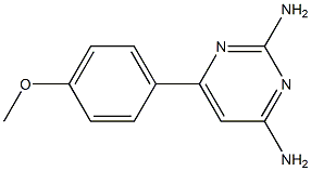 6-(4-methoxyphenyl)pyrimidine-2,4-diamine Struktur