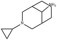 3-cyclopropyl-3-azabicyclo[3.3.1]nonan-9-amine Struktur