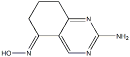 (5E)-2-amino-7,8-dihydroquinazolin-5(6H)-one oxime Struktur