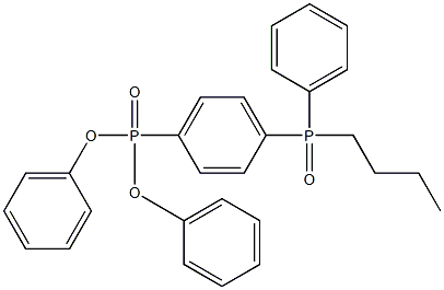 4-(diphenylphosphoryl)butyl(diphenyl)phosphine oxide Struktur