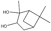 2,6,6-trimethylbicyclo[3.1.1]heptane-2,3-diol Struktur