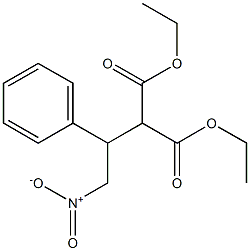 diethyl 2-(2-nitro-1-phenylethyl)malonate Struktur