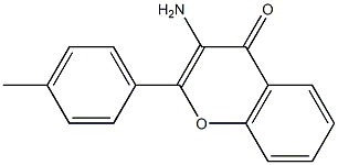 3-amino-2-(4-methylphenyl)-4H-chromen-4-one Struktur