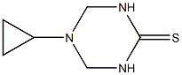 5-cyclopropyl-1,3,5-triazinane-2-thione Struktur