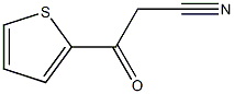 3-oxo-3-thien-2-ylpropanenitrile Struktur