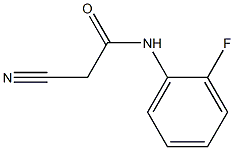 N1-(2-fluorophenyl)-2-cyanoacetamide Struktur