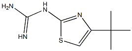 N-[4-(tert-butyl)-1,3-thiazol-2-yl]guanidine Struktur