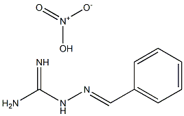 benzaldehydeguanylhydrazone nitrate Struktur