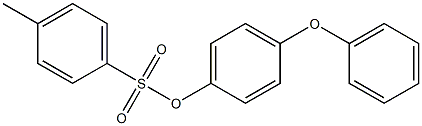 4-phenoxyphenyl 4-methylbenzene-1-sulfonate Struktur