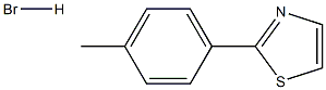 2-(4-methylphenyl)-1,3-thiazole hydrobromide Struktur