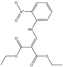 diethyl 2-[(2-nitroanilino)methylidene]malonate Struktur