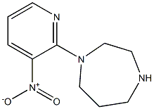 1-(3-nitro-2-pyridyl)-1,4-diazepane Struktur