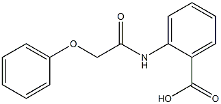 2-[(2-phenoxyacetyl)amino]benzoic acid Struktur