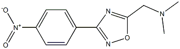 N,N-dimethyl-N-{[3-(4-nitrophenyl)-1,2,4-oxadiazol-5-yl]methyl}amine Struktur