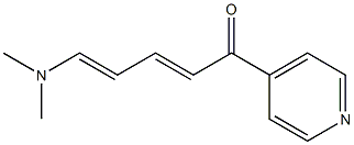 5-(dimethylamino)-1-(4-pyridyl)penta-2,4-dien-1-one Struktur