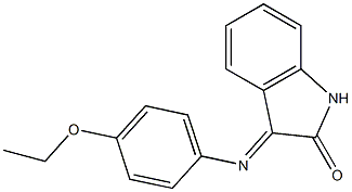 3-[(4-ethoxyphenyl)imino]-1H-indol-2-one Struktur