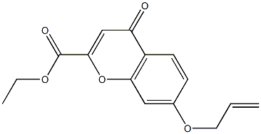 ethyl 7-(allyloxy)-4-oxo-4H-chromene-2-carboxylate Struktur