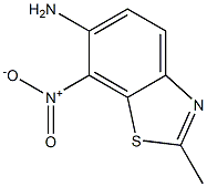 2-methyl-7-nitro-1,3-benzothiazol-6-amine Struktur