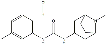 N-(8-methyl-8-azabicyclo[3.2.1]oct-3-yl)-N'-(3-methylphenyl)urea hydrochloride Struktur