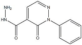 3-oxo-2-phenyl-2,3-dihydro-4-pyridazinecarbohydrazide Struktur