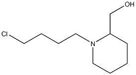 (1-(4-chlorobutyl)piperidin-2-yl)methanol Struktur