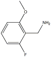 (2-fluoro-6-methoxyphenyl)methanamine Struktur