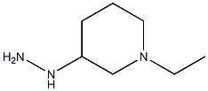 1-(1-ethylpiperidin-3-yl)hydrazine Struktur