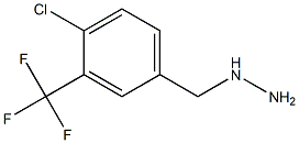 1-(4-chloro-3-(trifluoromethyl)benzyl)hydrazine Struktur