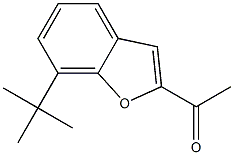 1-(7-tert-butylbenzofuran-2-yl)ethanone Struktur