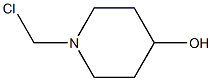 1-(chloromethyl)piperidin-4-ol Struktur