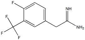 2-(4-fluoro-3-(trifluoromethyl)phenyl)acetamidine Struktur