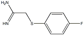 2-(4-fluorophenylthio)acetamidine Struktur