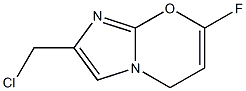 2-(chloromethyl)-7-fluoroH-imidazo[1,2-a]pyridine Struktur