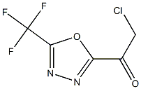 2-chloro-1-(5-(trifluoromethyl)-1,3,4-oxadiazol-2-yl)ethanone Struktur