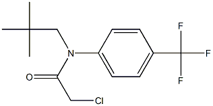 2-chloro-N-(4-(trifluoromethyl)phenyl)-N-neopentylacetamide Struktur