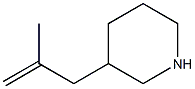 3-(2-methylallyl)piperidine Struktur