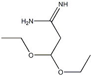 3,3-diethoxypropanamidine Struktur